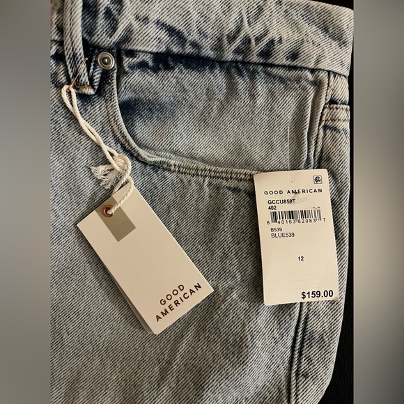 Good American Good Classic blue 539 jeans size 12 - Picture 6 of 8